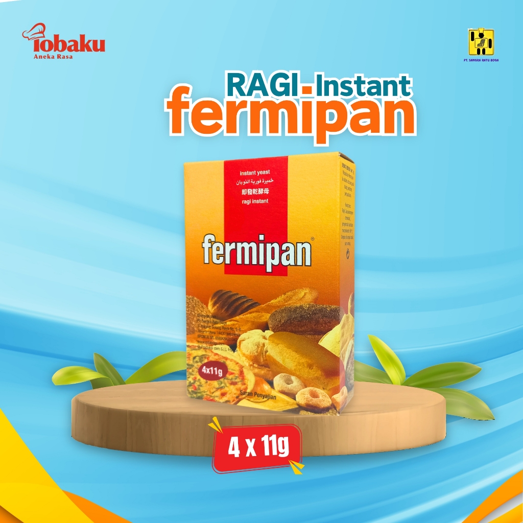 

Fermipan Instant Dry Yeast Ragi Kering 1 Pack (4x11g) _