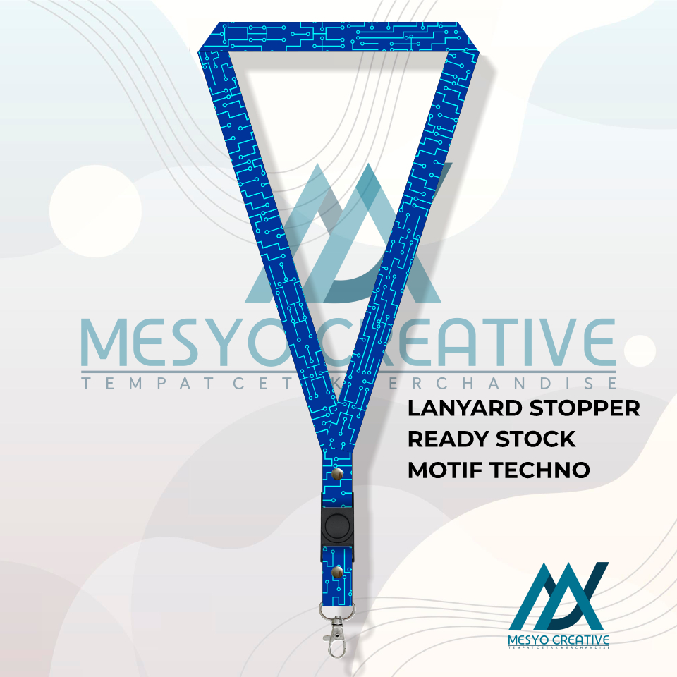 

LANYARD READY STOCK MOTIF TECHNO
