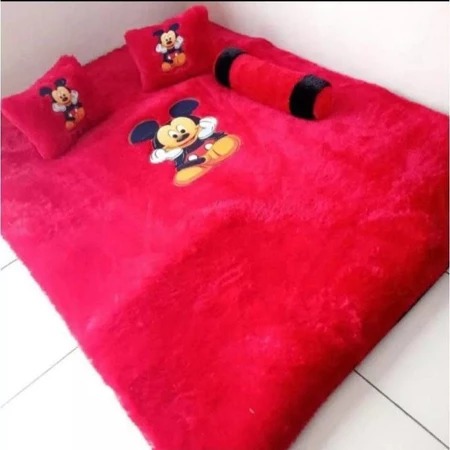 Surpet Bulu Rasfur Karakter / Kasur Surpet Karakter Bulu Tebal / Kasur Bulu