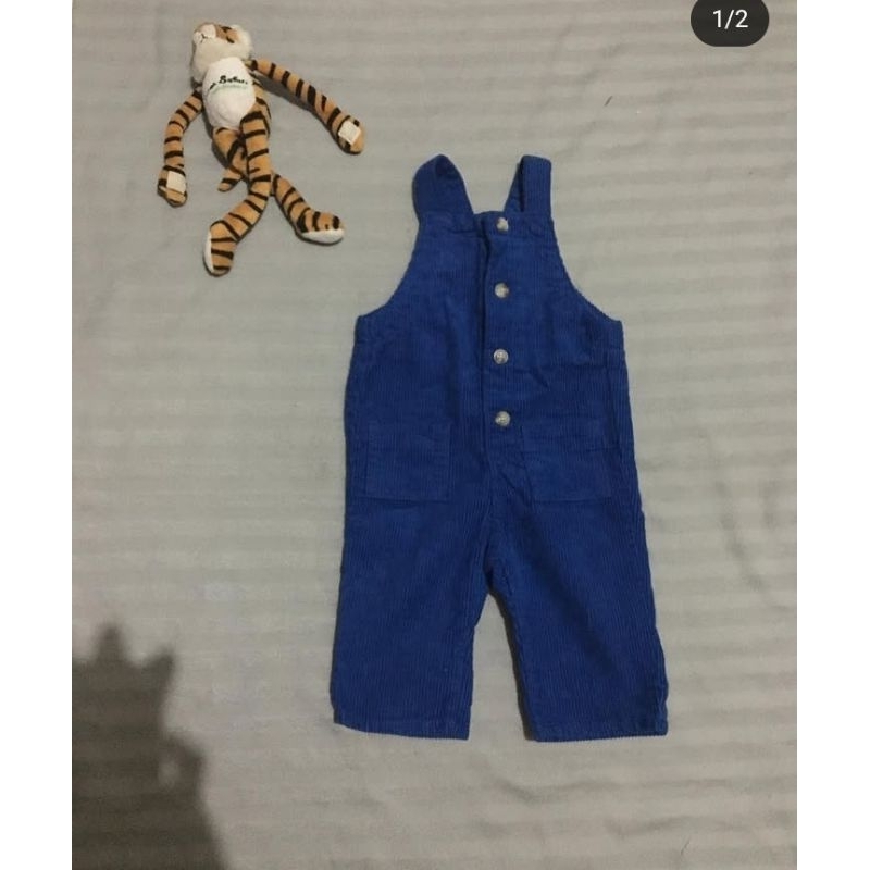 romper hnm baby size 4-6 bahan Corduroy