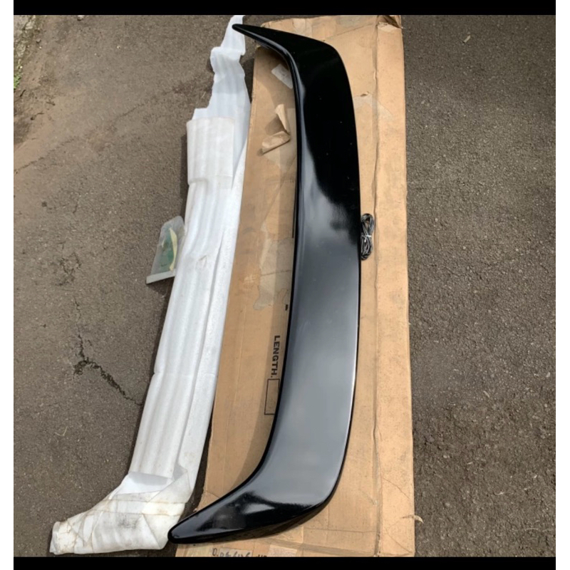 Rear spoiler wing Honda Civic Genio 96 bahan Pvc Cakep Impor Hitam New Old Stock