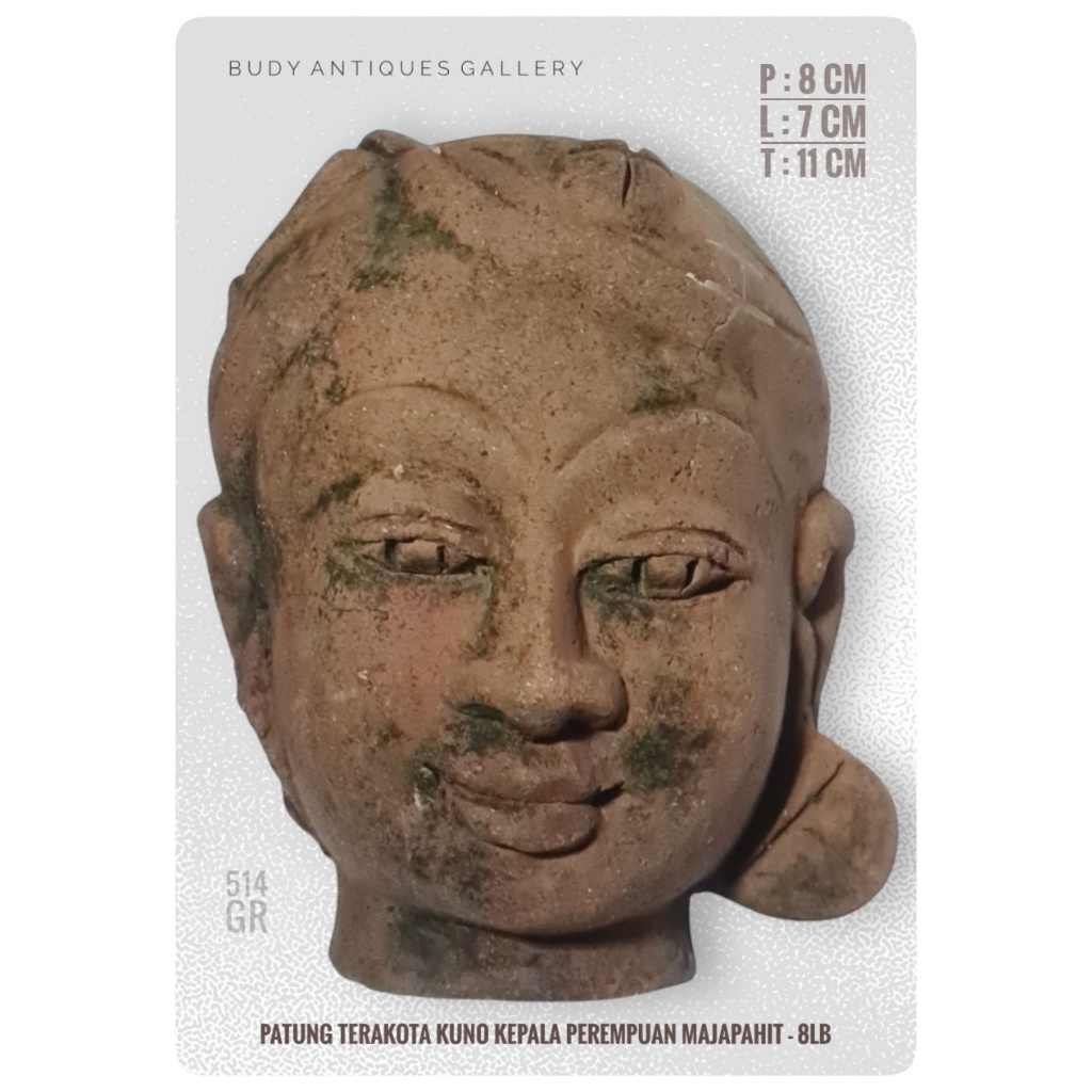 Patung Terakota Antik Kepala Perempuan Majapahit - Ep.8LB
