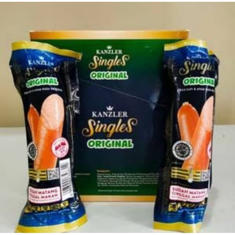 

1 Box Sosis Kanzler Singles 65 gr (1 Box isi 12) Varian Original
