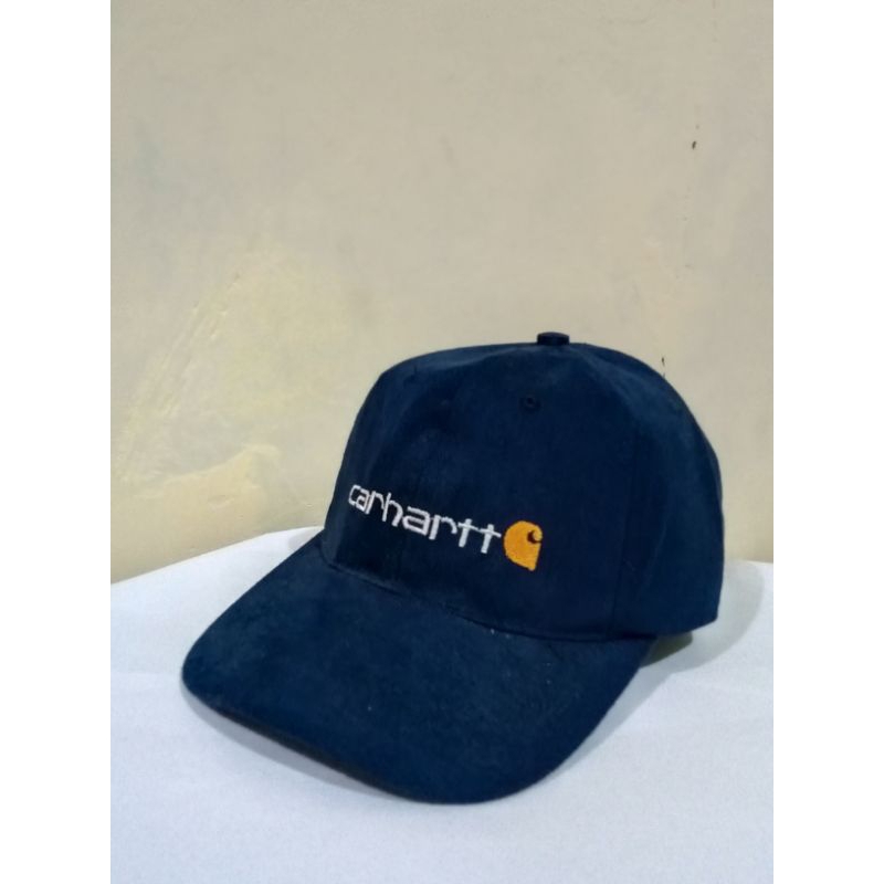 Topi Baseball Logo Carhartt Navy