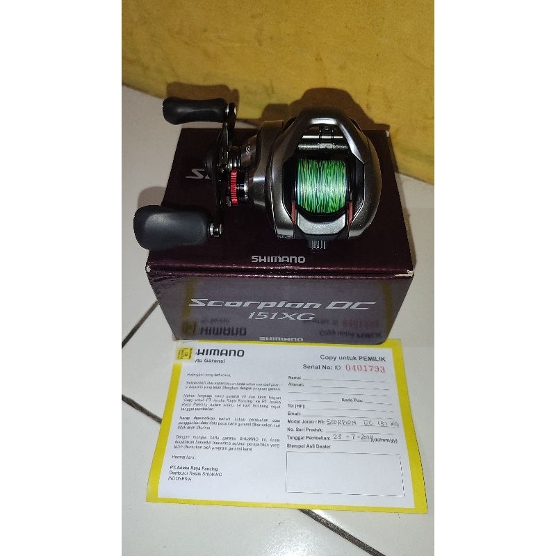 SHIMANO SCORPION DC 151XG (Bekas)