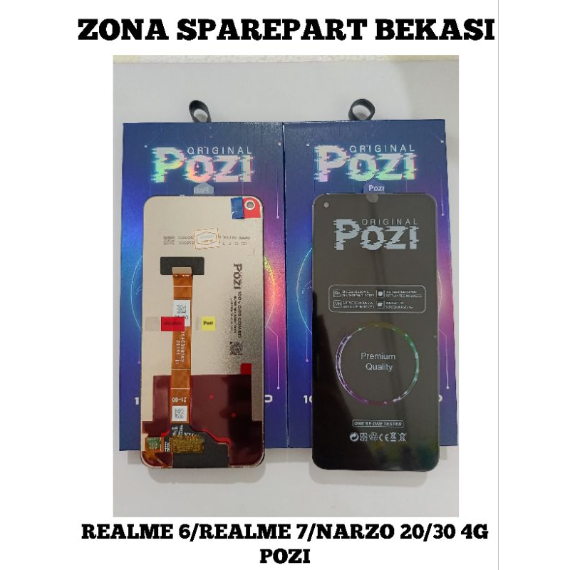 LCD+TS REALME 6/REALME 7/NARZO 20/30 4G POZI