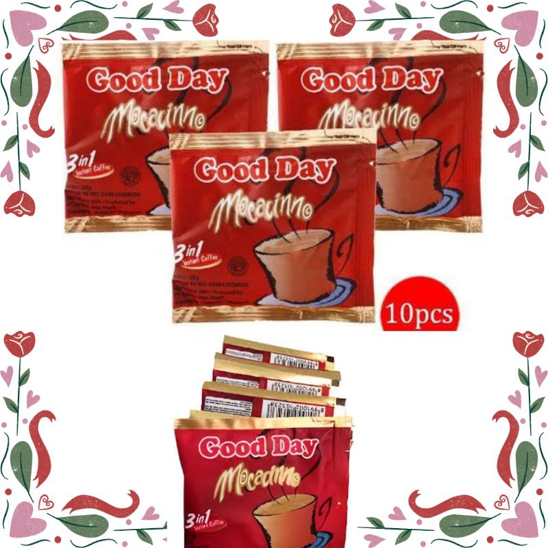 

GoodDay Coffee Moccacinno Sachet 20Gram (1 Renceng @10Sachet)