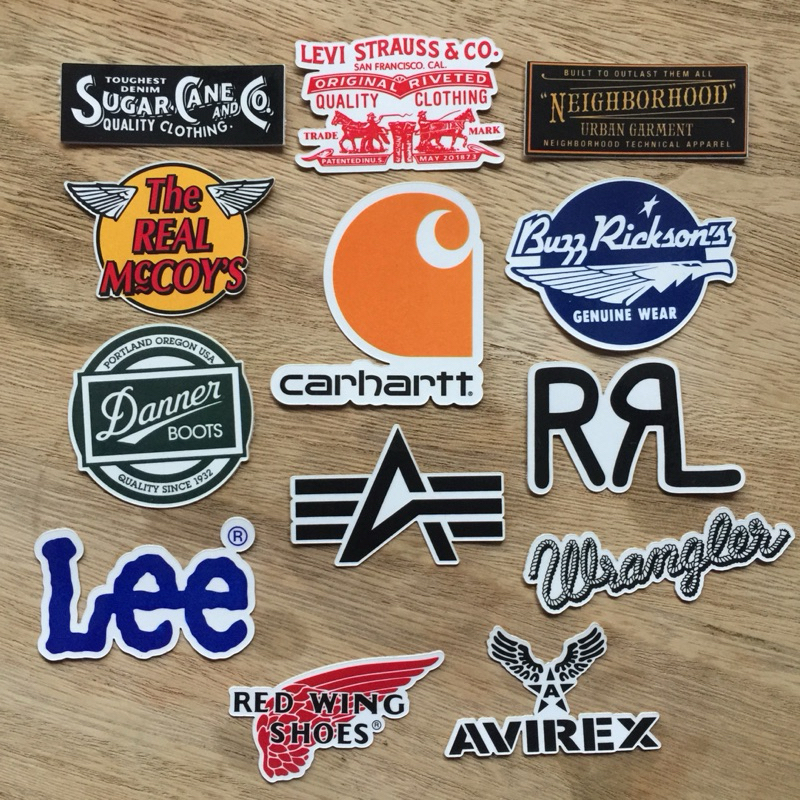 

Sticker Pack Vintage Brand Work Wear Mens Wear Rugged
