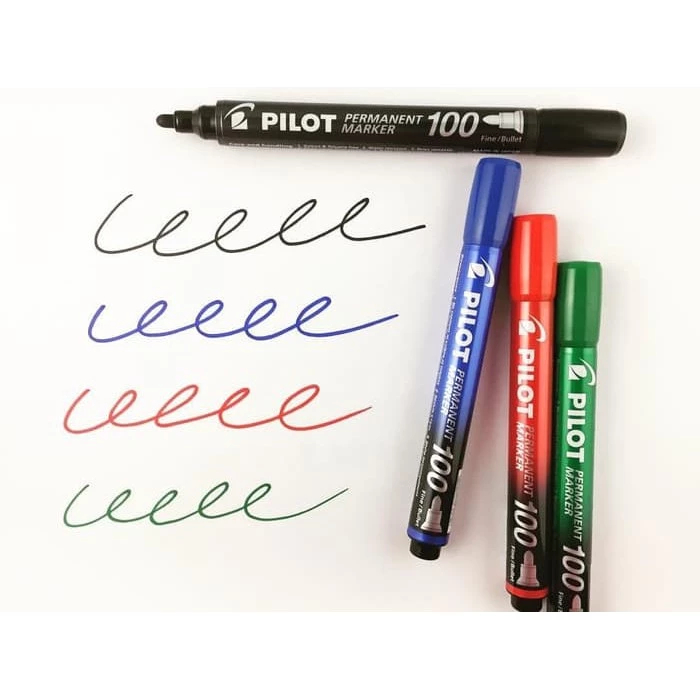 

TBMO SPIDOL PERMANENT MARKER 100FINE BULLET PILOT BLACK SCA100