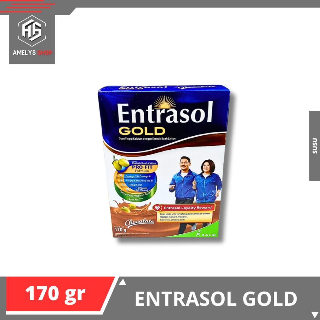 

Susu Entrasol Gold 170 gram Susu Tinggi Kalsium dengan Extrak Buah Zaitun