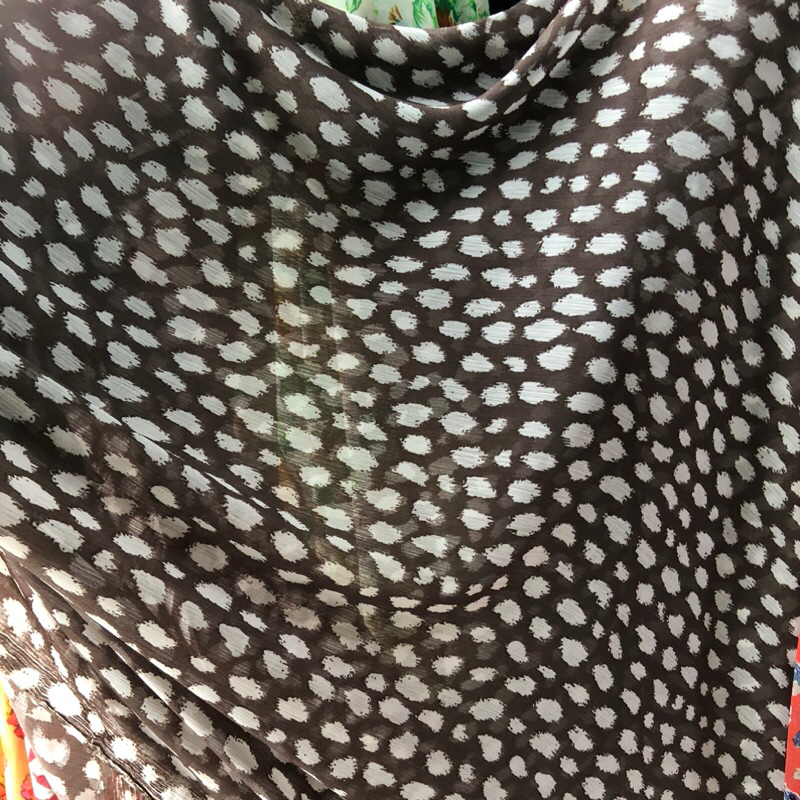 kain sifon motif - kain sifon motif polkadot - kain sifon motif premium a1