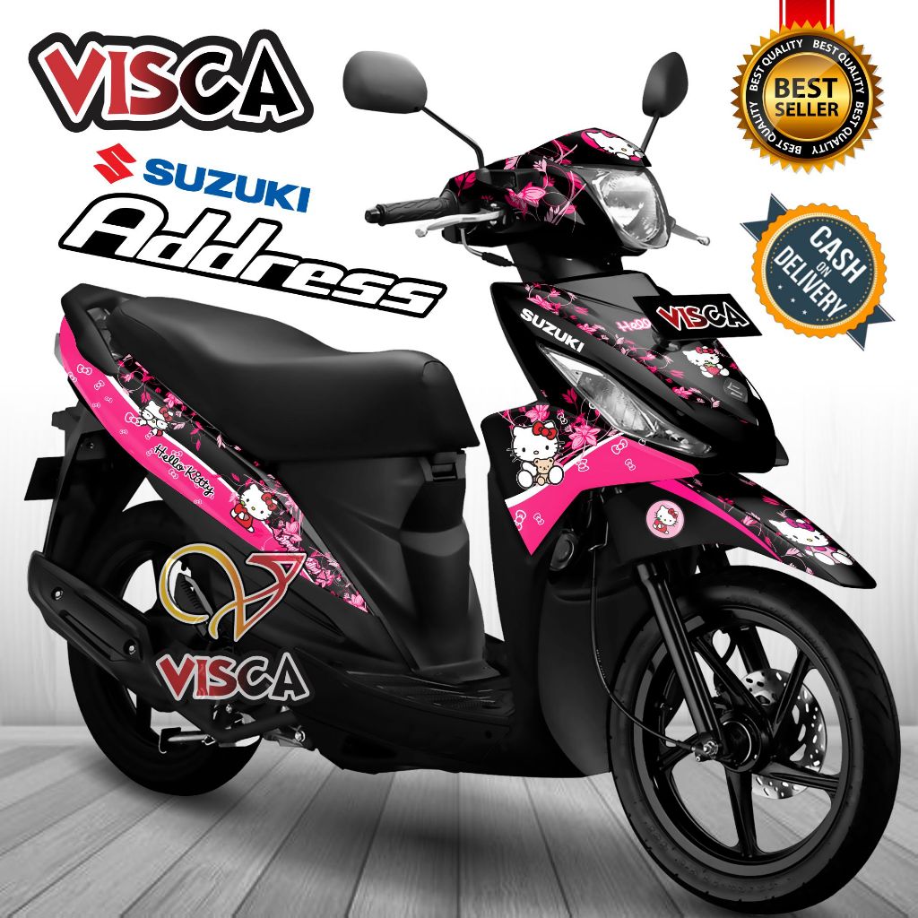 Decal Suzuki Address Full Body Stiker Suzuki Address Full Body Striping Suzuki Address Full Body Hel