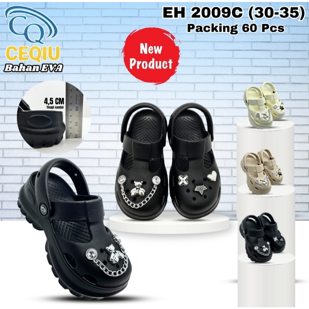 Sandal Baim Wanita Perempuan Motif Rante 2009/Sandal Baim Wanita Perempuan/Sandal Baim Wanita kekini
