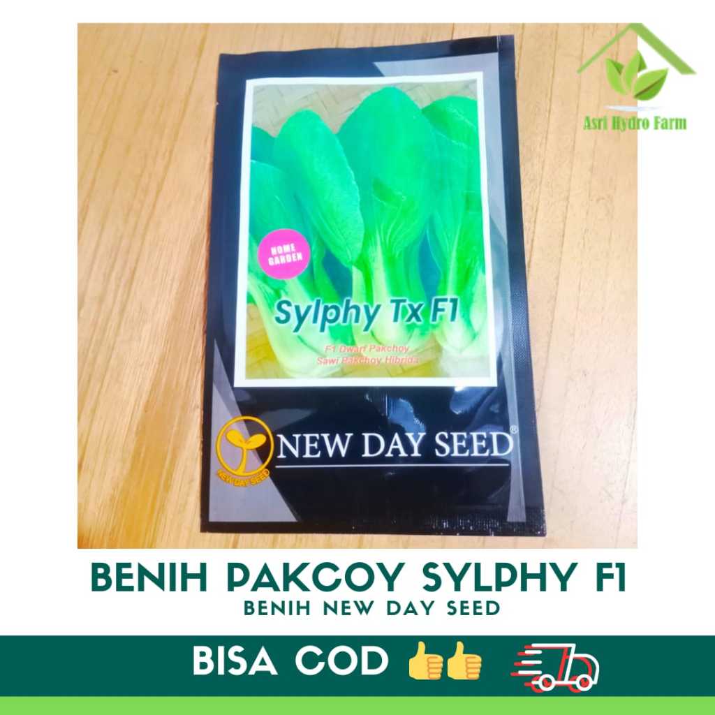 BENIH PAKCOY SYLPHY NDS NEW DAY SEED benih bibit sawi bok choi pokcoy KEMASAN ORIGINAL PABRIK