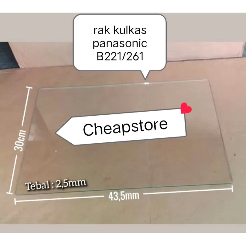 Rak kulkas Panasonic Tray PC / Rak bawah ( PC ) Kulkas Panasonic 2 Pintu Type ; NR-B221, NR-B222, NR
