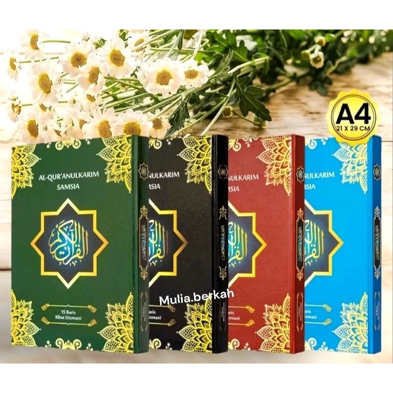 Alqur'an besar samsia tajwid warna non terjemah a4