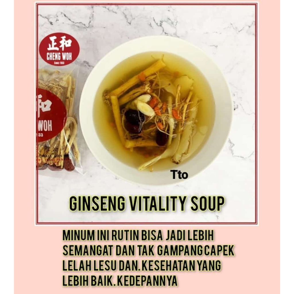 

CHENG WOH GINSENG VITALITY SOUP - jastip penang