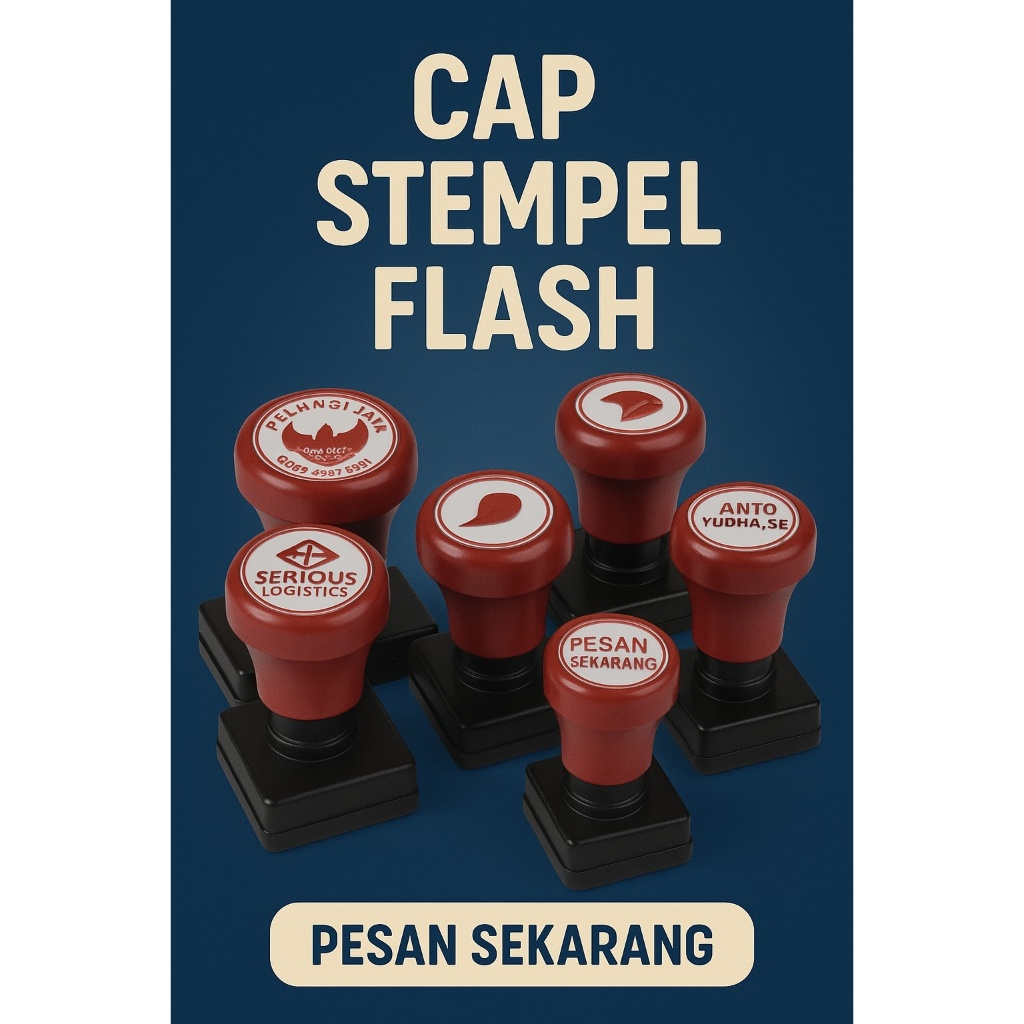 

Cap Stempel Flash 1 Hari selesai