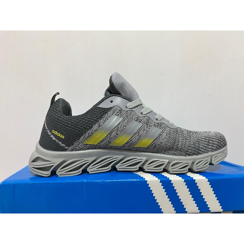 SEPATU RUNNING SPORT KDM GREY GOLD