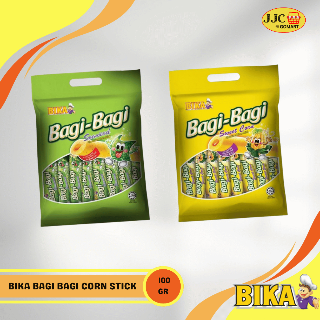 

Bika Bagi Bagi Corn Stick 100gr | Sweet Corn | Seaweed