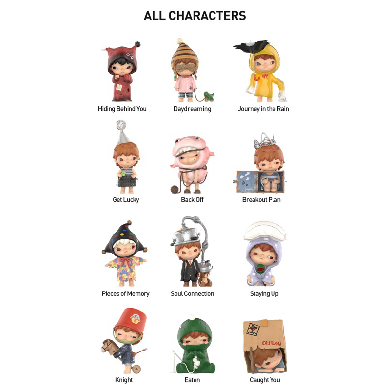 Popmart Hirono echo figures and mini bag Echo figure