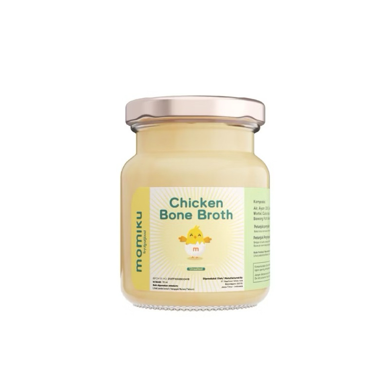 

Realfood Momiku Chicken Bone Broth 1 Jar 70ml ( Mpasi Kaldu Tulang Ayam )
