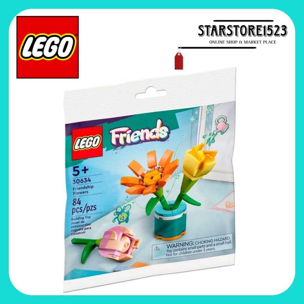 LEGO 30634 Friendship Flower Polybag Daisy Rose Tulip Flowers