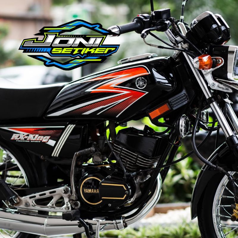BOK AKI RX KING LIS CROM TEPONG AKI RX KING HITAM BOK AKI KING FULSET STRIPING EMBLEM RX KING BOK AK