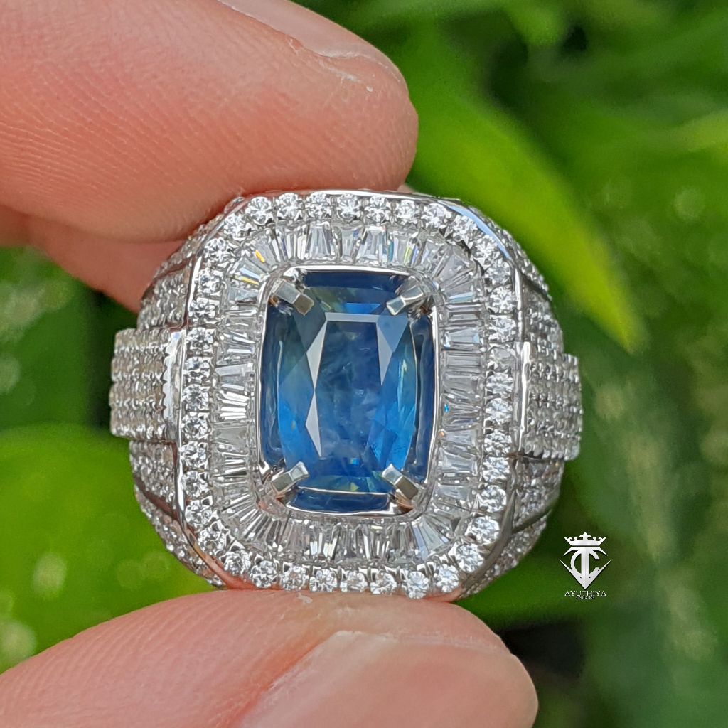 Batu Permata Natural Fancy Sapphire Heat Only 2.08 Ct GRI Lab Memo
