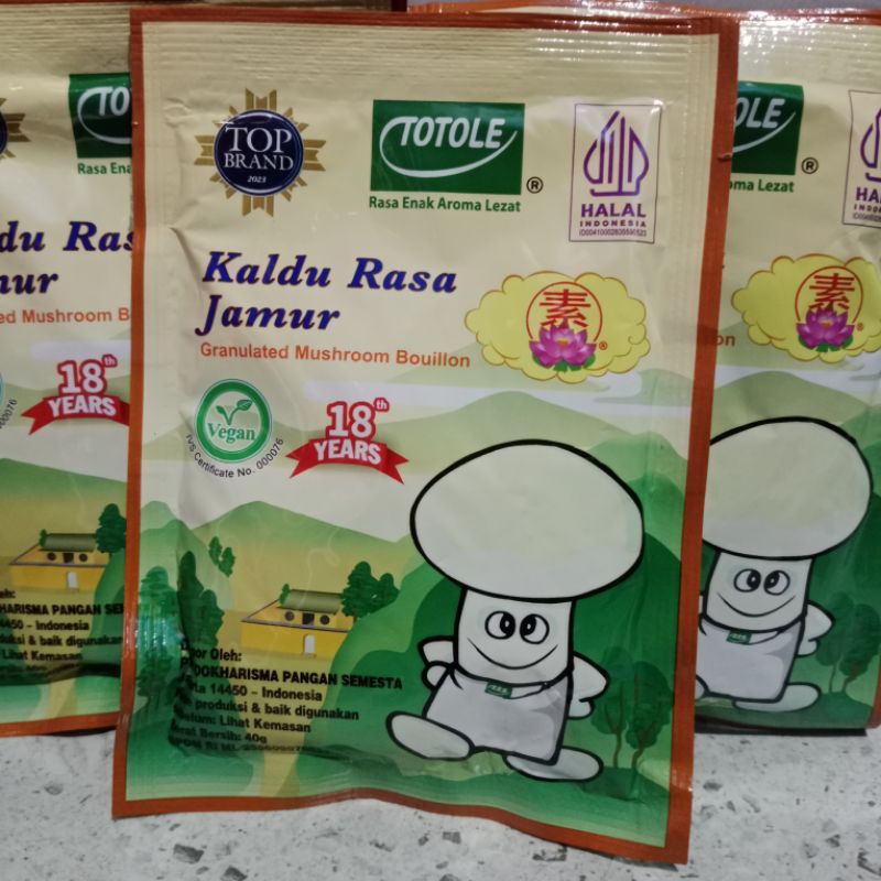 

Kaldu jamur ayam penyedap TOTOLE Non MSG mpasi halal kuwa bumbu masak murah