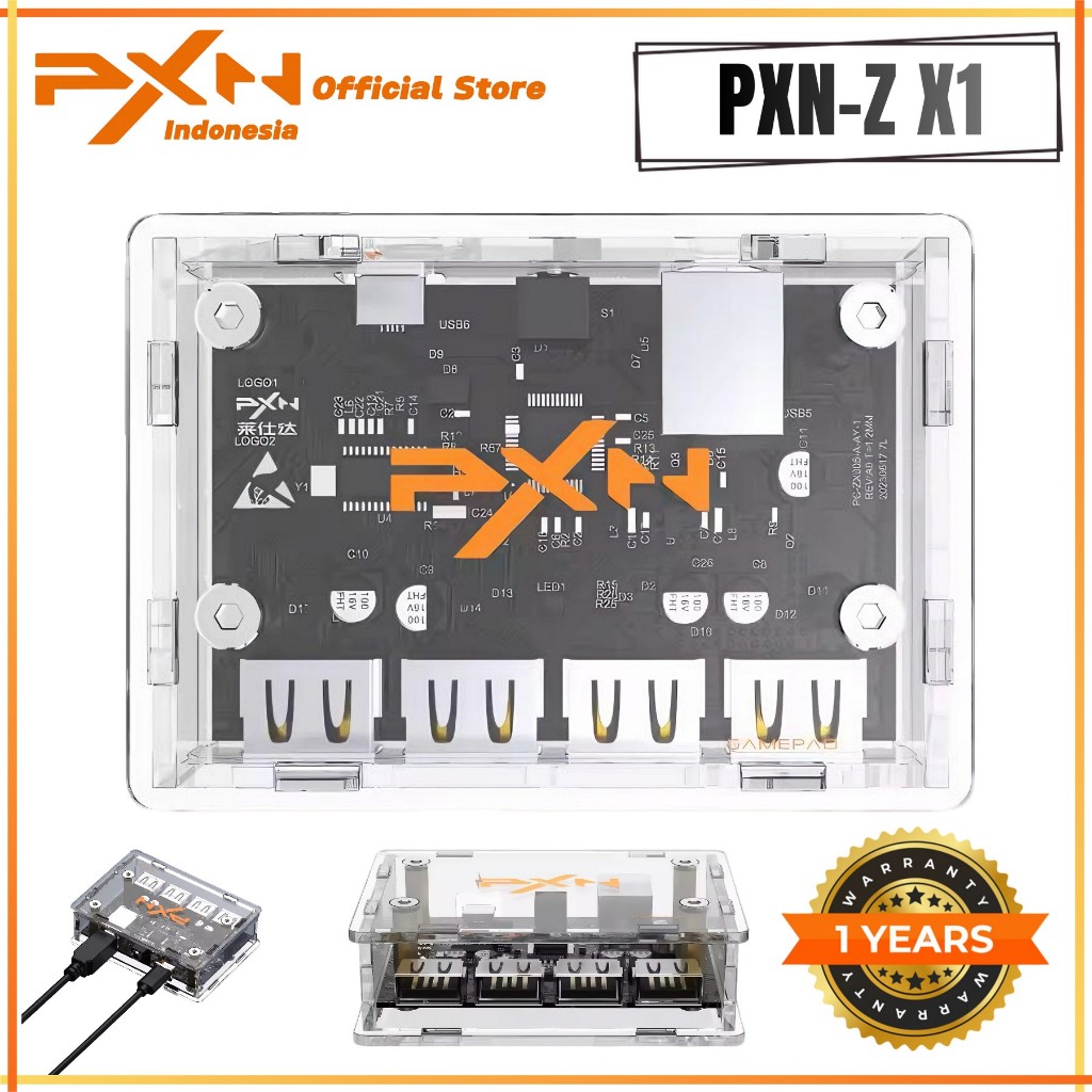 PXN Z X1 Expansion Converter 4 Ports Simultaneously Connect Handbrake Pedal Shifter to the Steering 