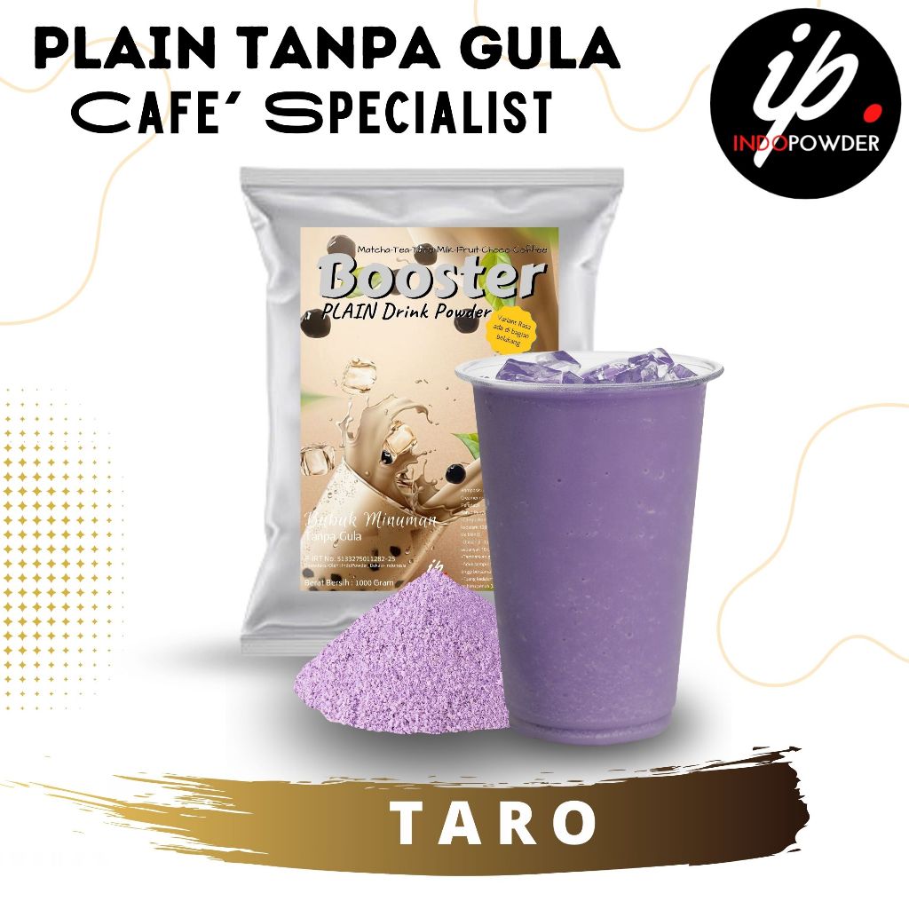 

IP Bogor - Bubuk Minuman Plain Tanpa Gula Rasa TARO 1Kg Untuk Cafe, Waralaba dan Resto
