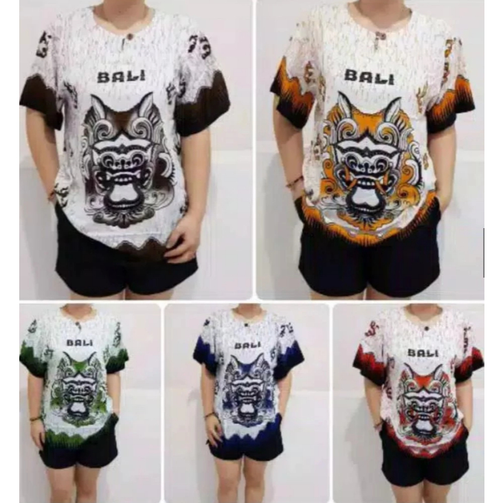Baju Barong Bali Jumbo XL XXL Kaos Barongan Dewasa Pria Wanita Laki Laki Perempuan Murah