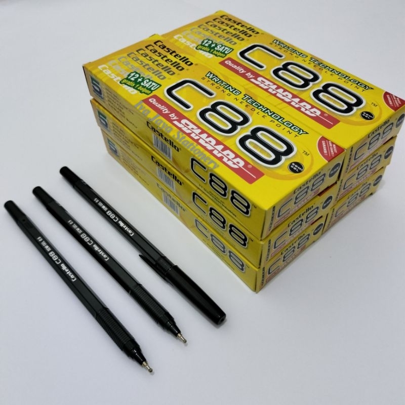 

Pulpen Castello C88 Semi Gel 0.5 Tinta Hitam Quality By STANDARD
