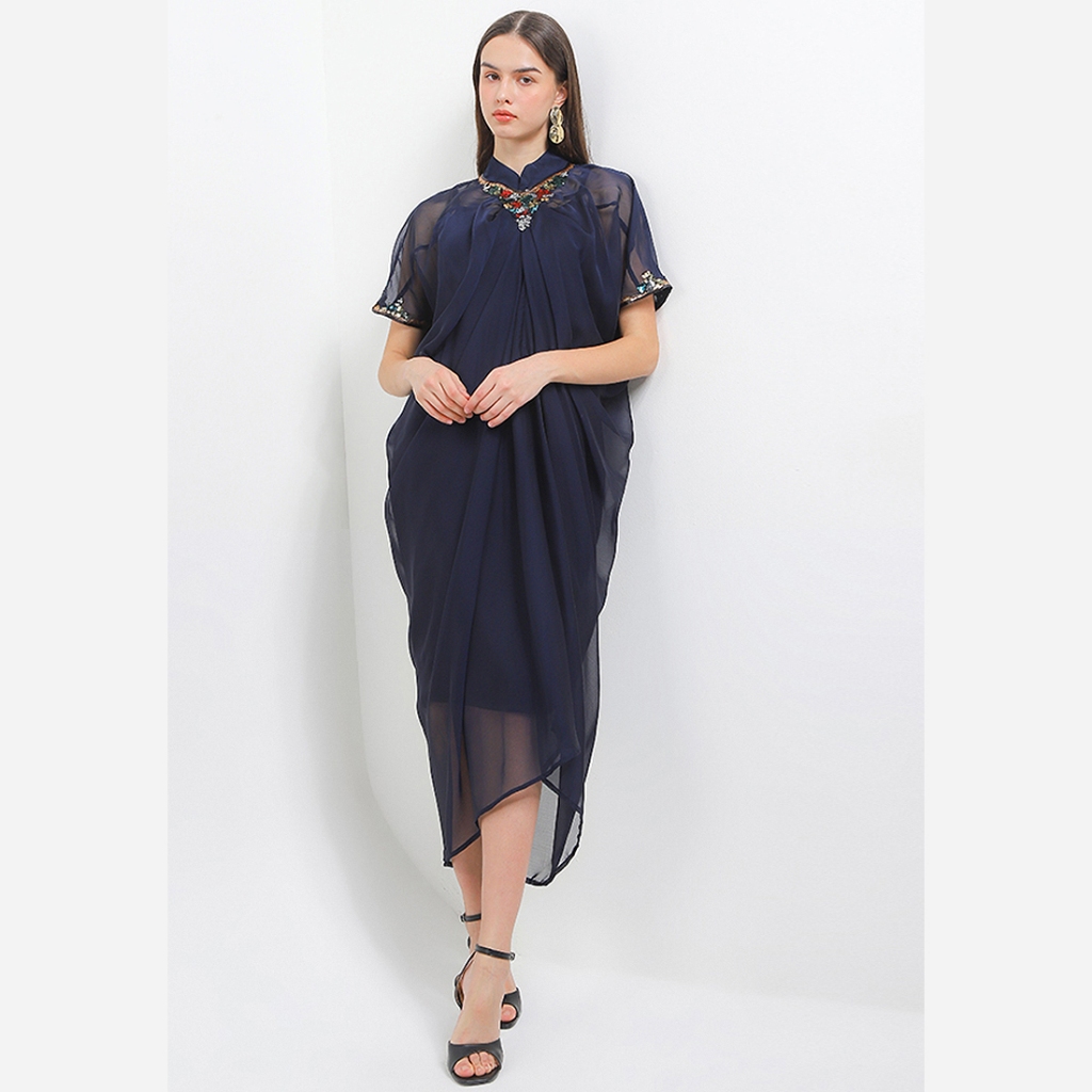 LUIRE by Raden Sirait Dress Tarik Krah Shanghai Wanita
