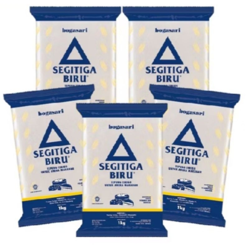 

Tepung Terigu Segitiga Biru 1kg x 5 Pcs -Rustinstore_