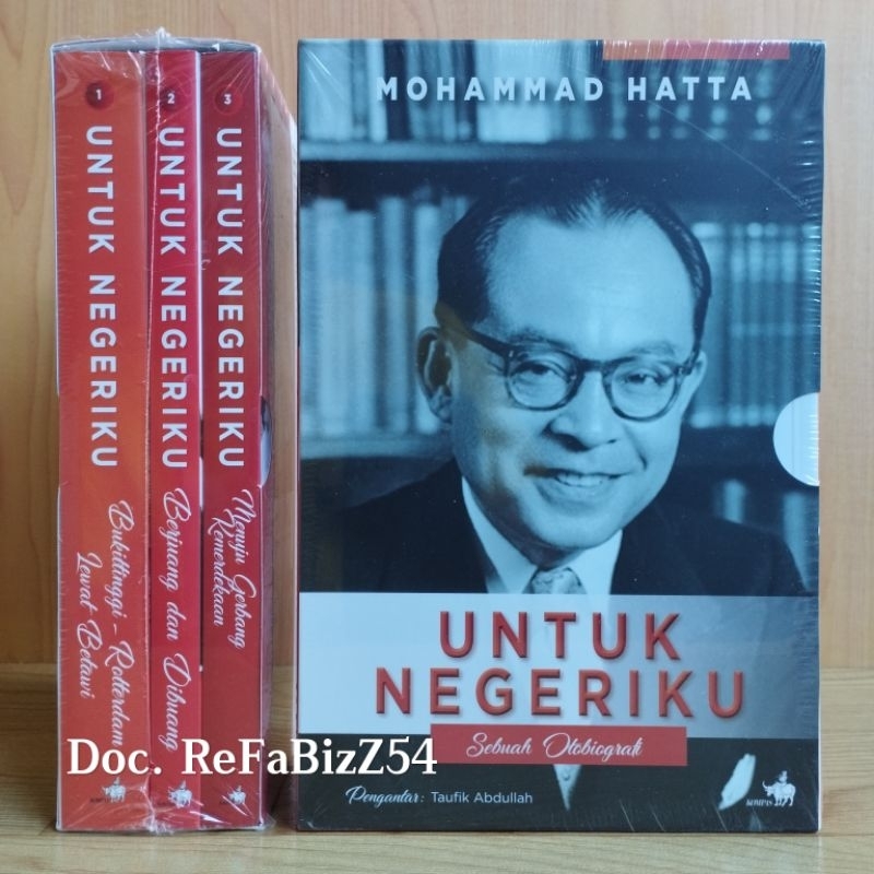 Buku Untuk Negeriku Sebuah Otobiografi Mohammad Hatta