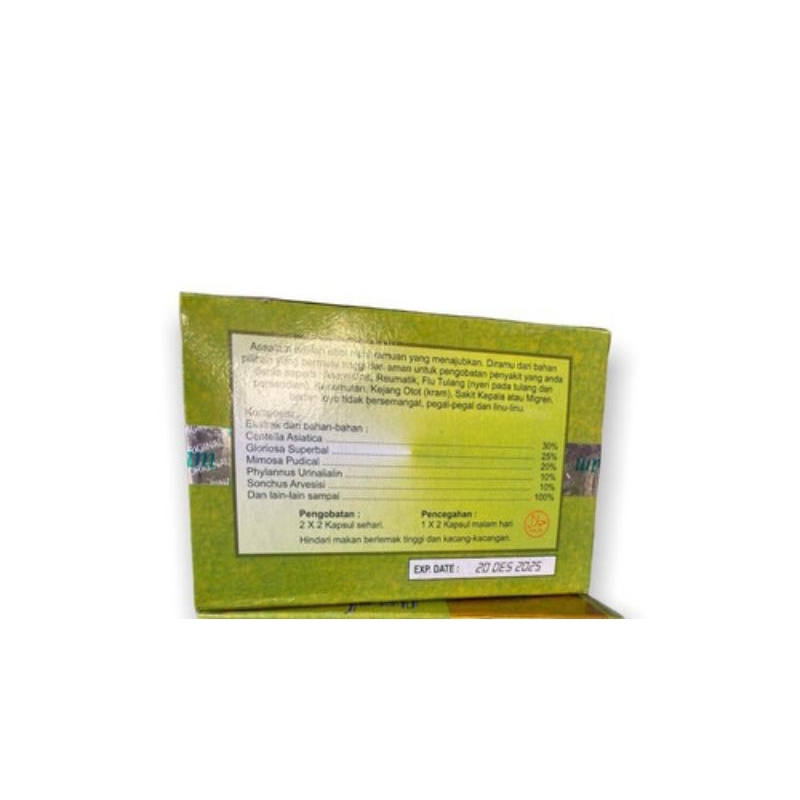 jamu herbal asam urat Assalam box