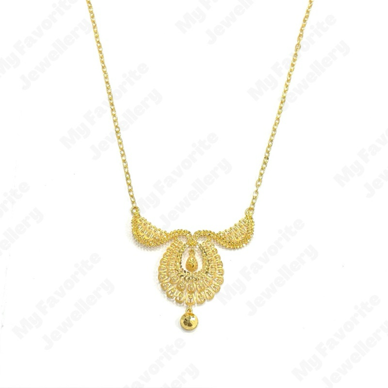 Kalung Rumbai Krawang Motif Dubai TERMURAH EMAS ASLI Kadar 875 20K