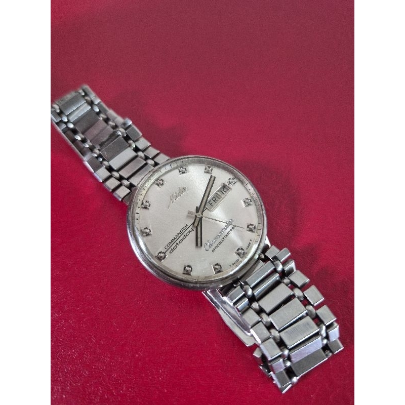jam tangan mido commander vintage original