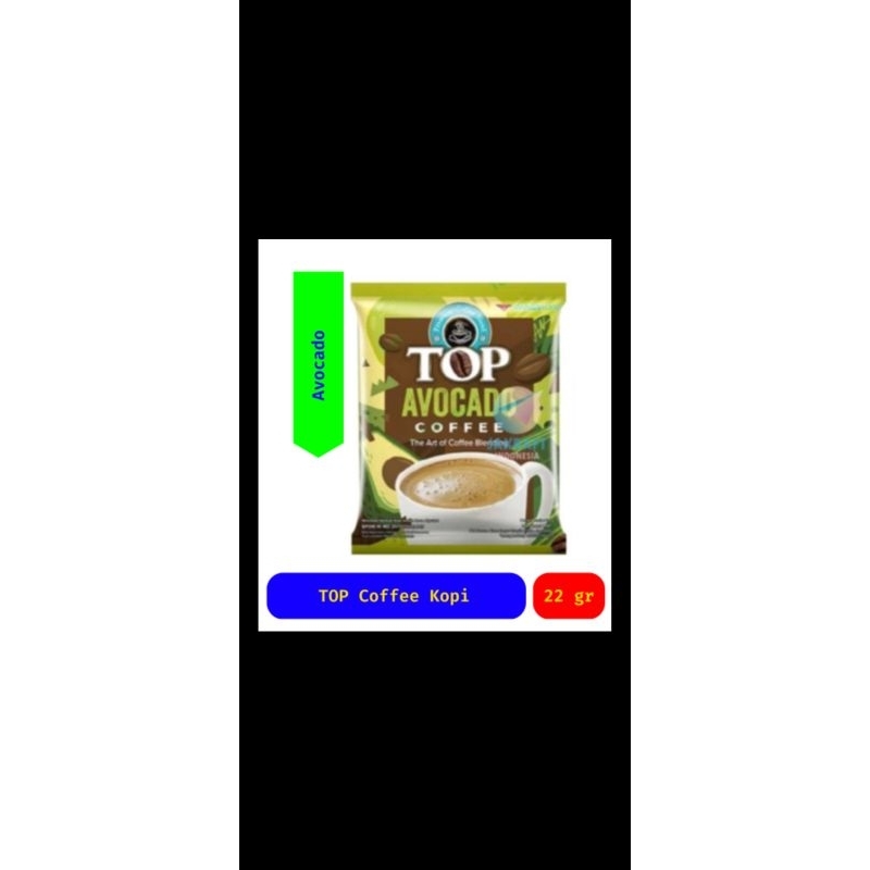 

TOP Avocado Coffee sachet 20gr