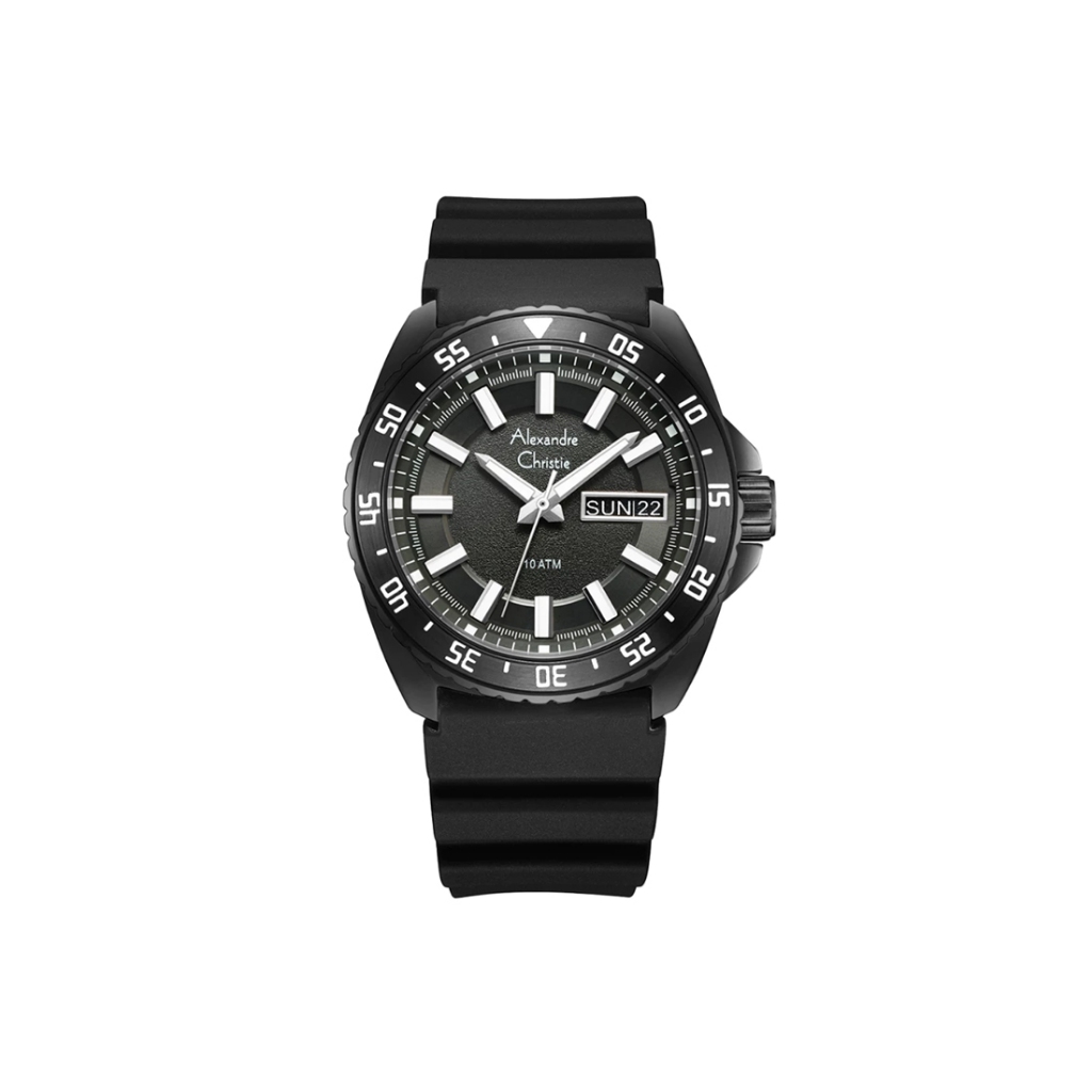 Alexandre Christie AC 6541 ME Jam Tangan Analog Pria Stainless Steel