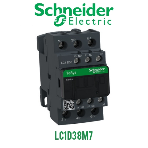 LC1D18M7 TeSys D contactor - 3P(3 NO) - AC-3 440 V 18 A - 220 V AC coil