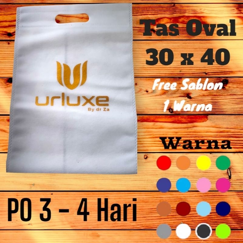 

GoodieBag Spunbond Oval Ukuran 30x40