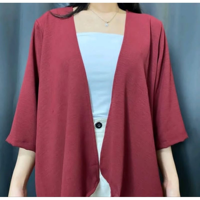 Outer Wanita,Outer crinkle AirFlow,Cardigan wanita One size