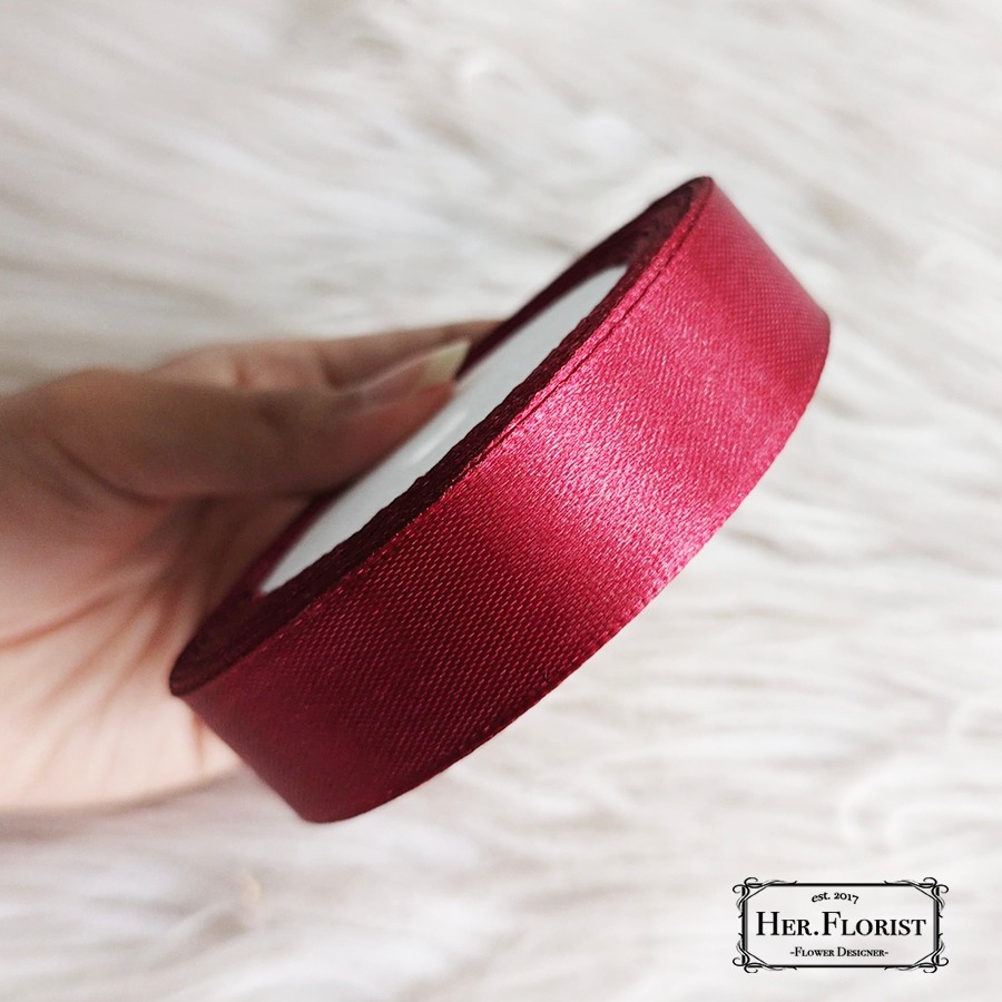 

PITA SATIN LEBAR 2 CM | 3/4 INCH PITA KADO 2CM GIFT BOUQUET BUNGA DEKORASI