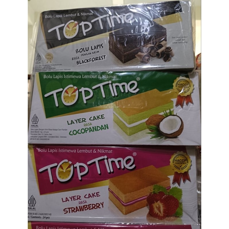 

bolu lapis top time sekotak isi 24pcs