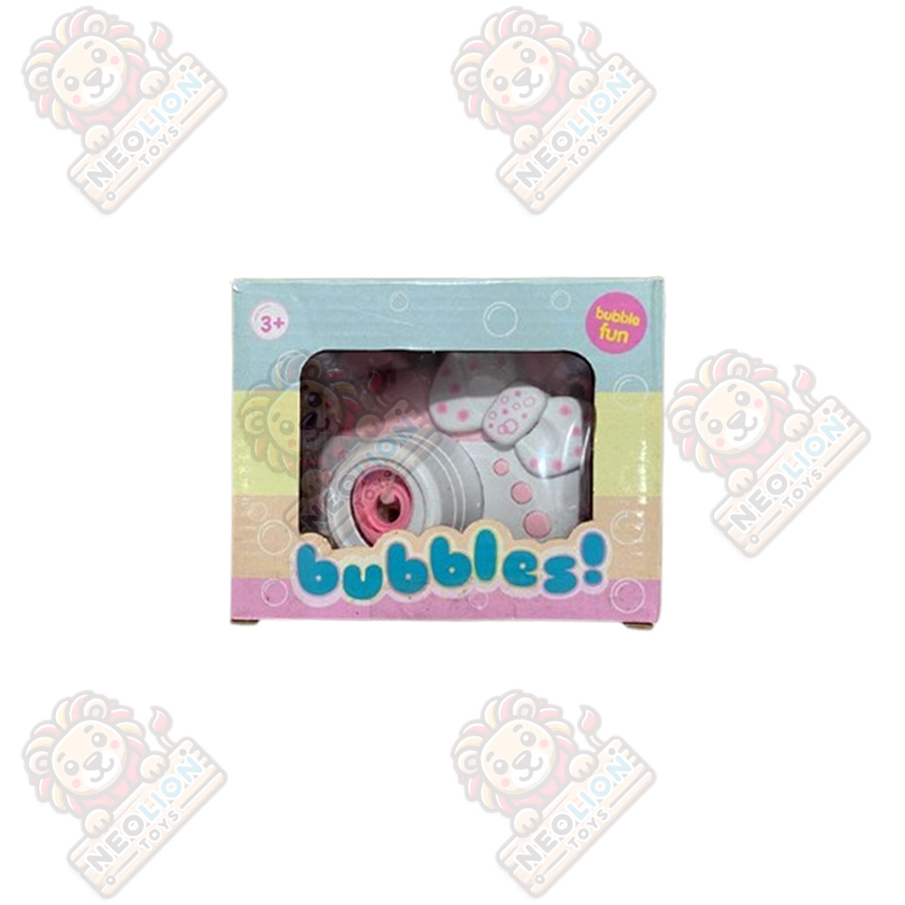Mainan Anak Baterai Bubble Camera Gelembung Kamera Hello Kitty 6088