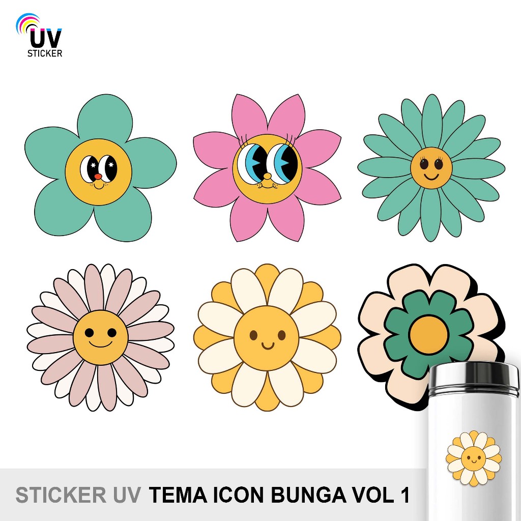 

STIKER UV - TEMA ICON BUNGA VOL 1 | STICKER UV, STICKER MOTOR, STICKER MOBIL, STICKER HELM, STICKER TUMBLER, STICKER 3D, STICKER UV DTF BY UVSticker