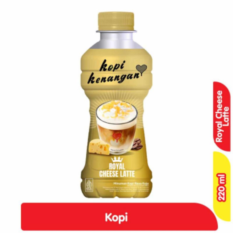 

Kopi Kenangan Hanya Untukmu Minuman Kopi Cheese Latte 220 ml ( 1 Dus )